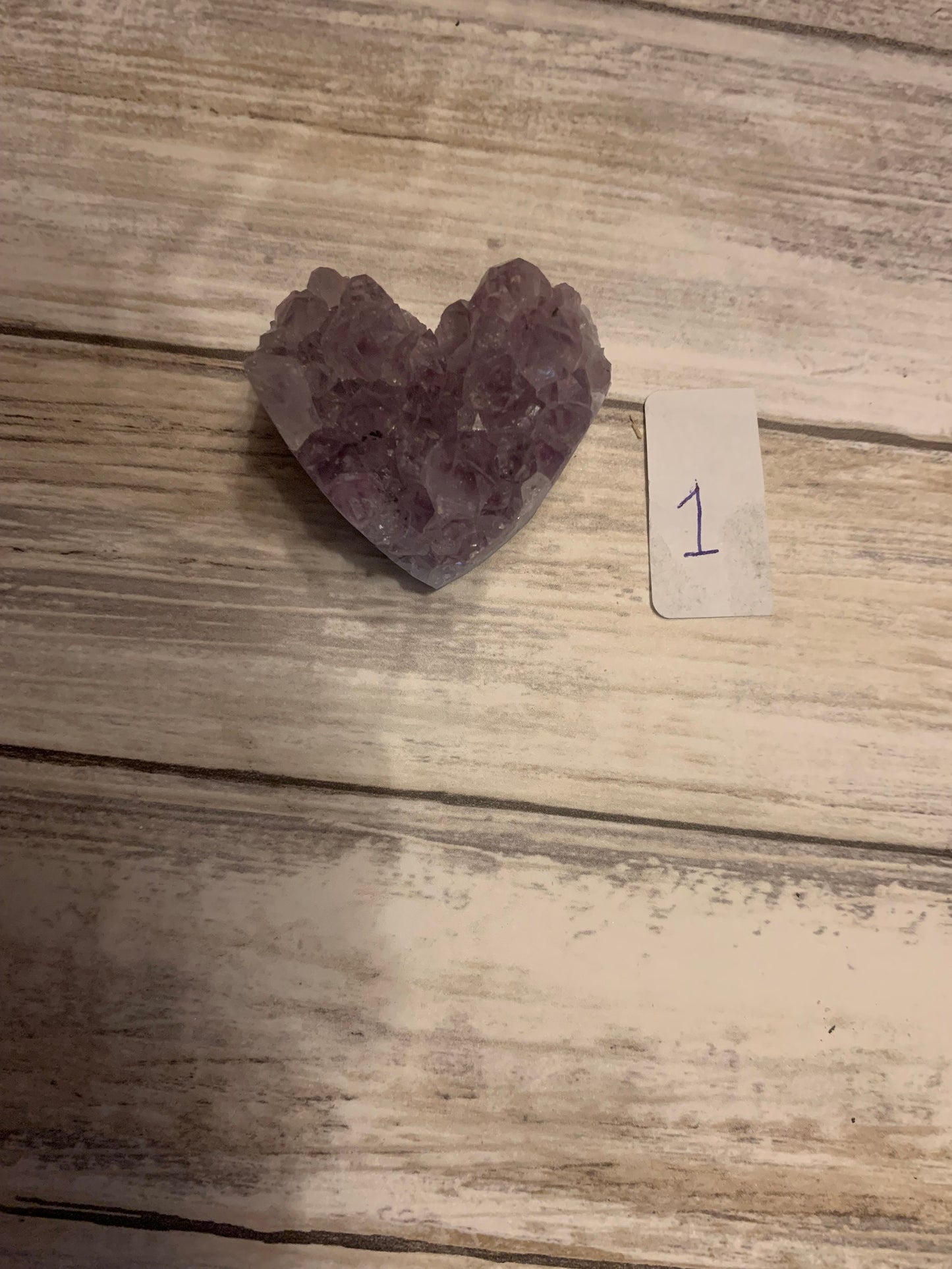 Amethyst Crystal Heart Clusters Reiki Healing Gifts