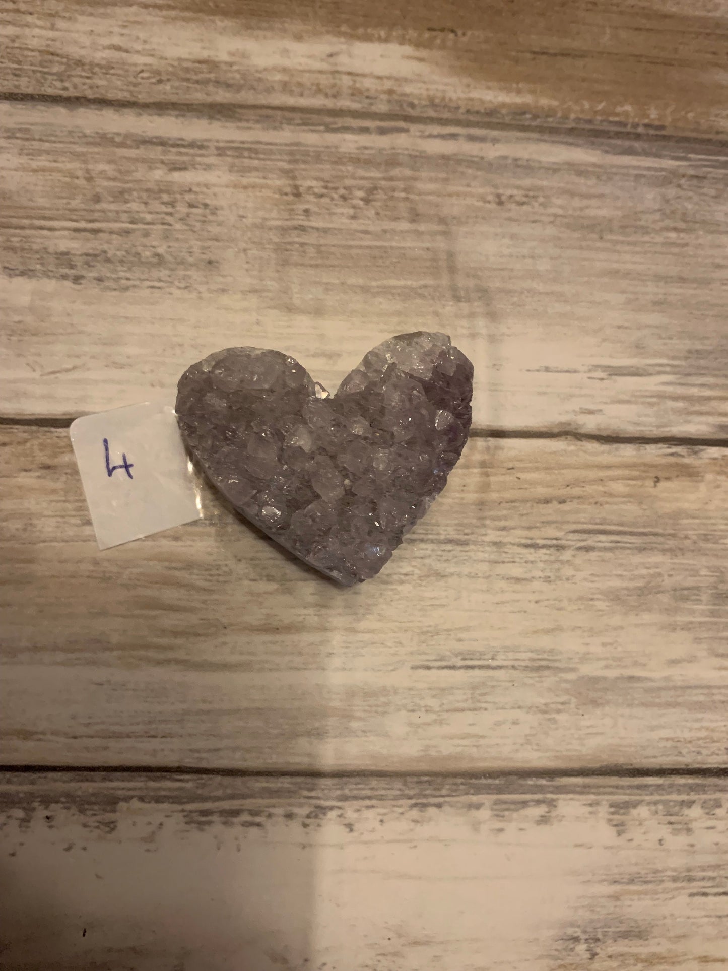 Amethyst Crystal Heart Clusters Reiki Healing Gifts