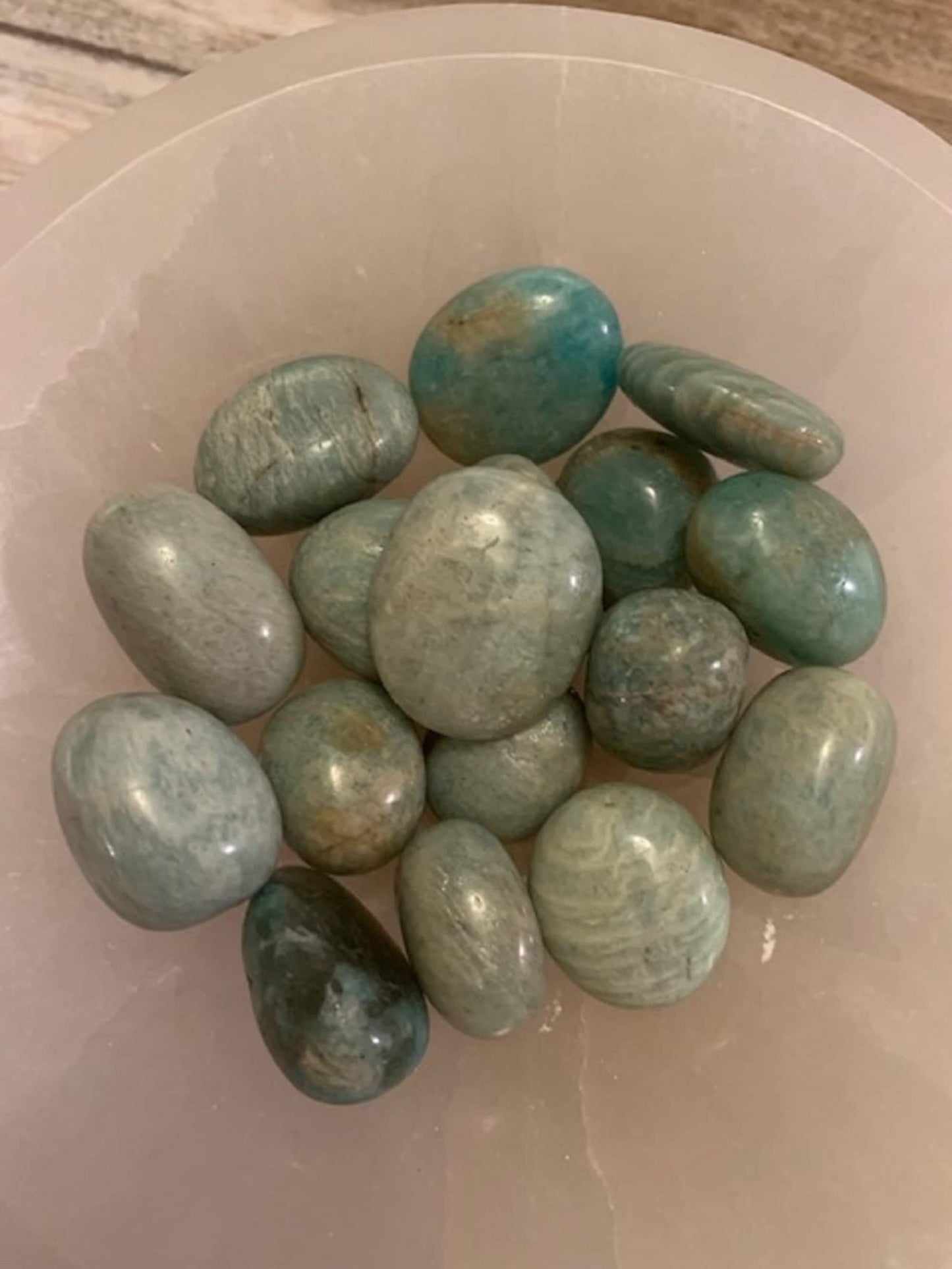 Amazonite Crystal Tumblestone Reiki Energy Healing Chakra