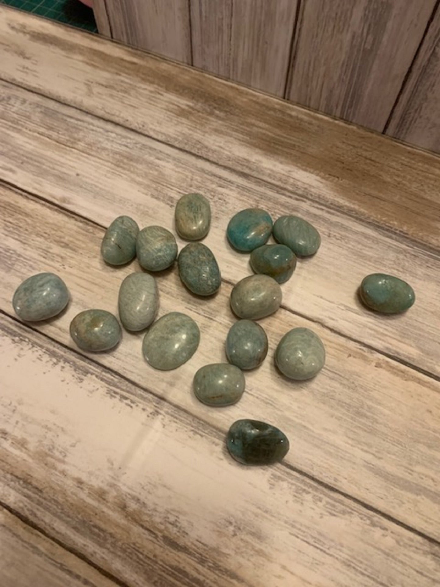 Amazonite Crystal Tumblestone Reiki Energy Healing Chakra