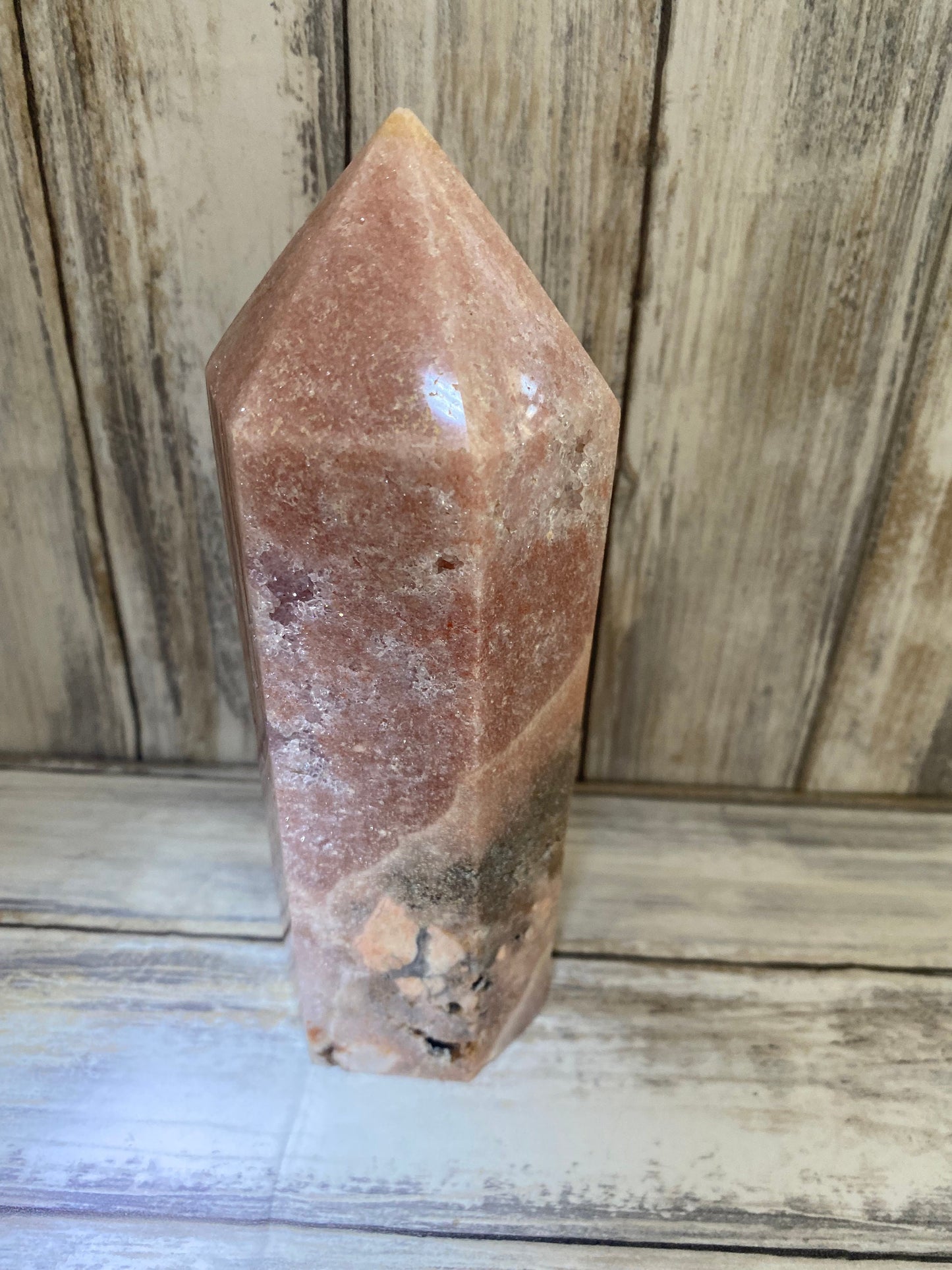 Pink Amethyst Drusy Tower 945g Healing Crystal AAA Quality Rare Gemstone Gift Present Spiritual Energy