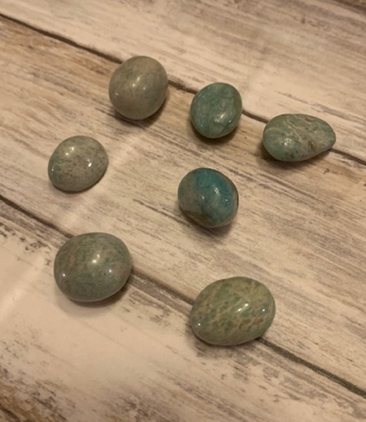 Amazonite Crystal Tumblestone Reiki Energy Healing Chakra