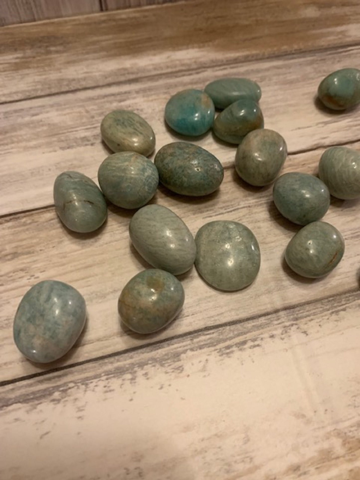 Amazonite Crystal Tumblestone Reiki Energy Healing Chakra