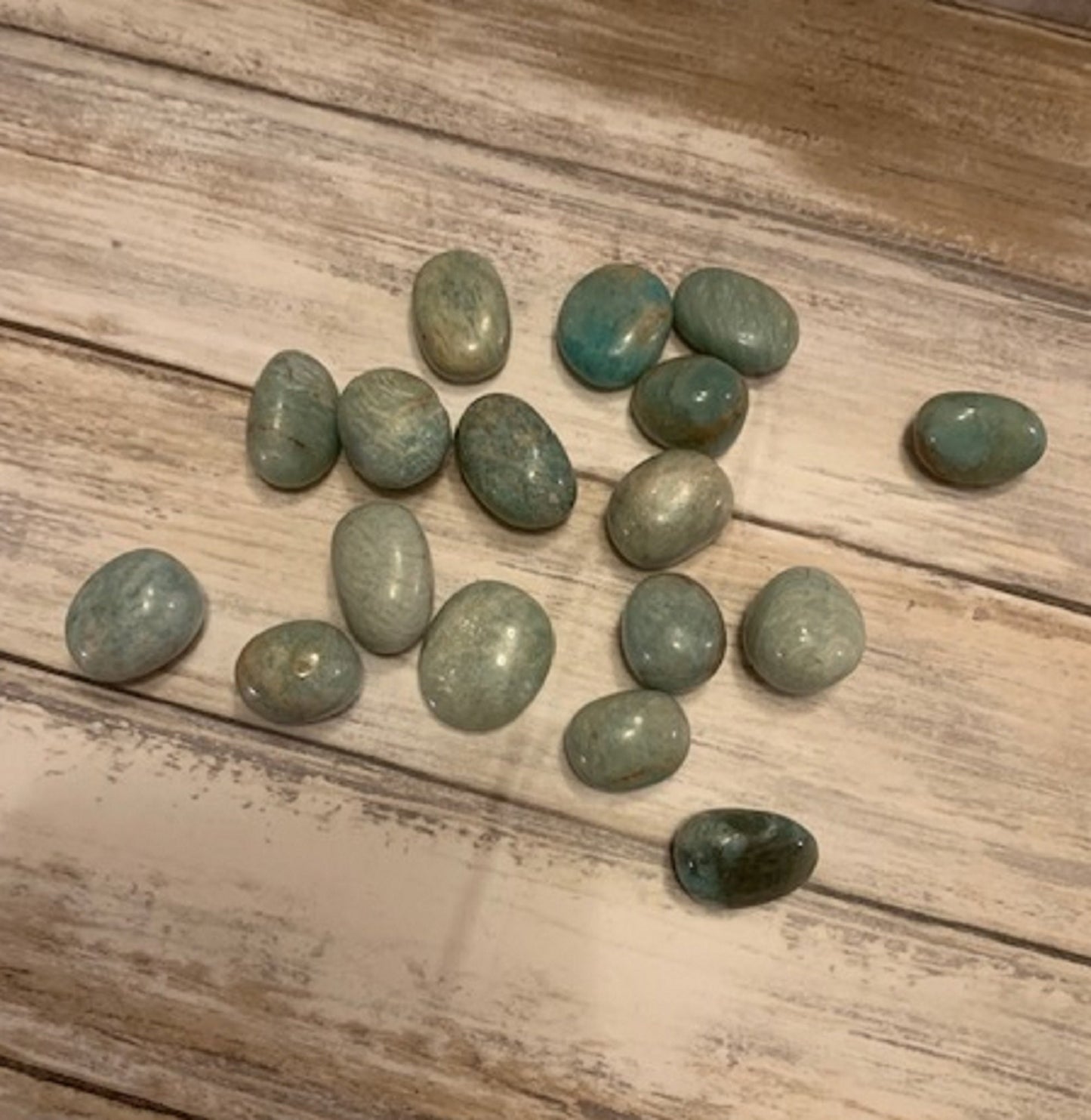 Amazonite Crystal Tumblestone Reiki Energy Healing Chakra