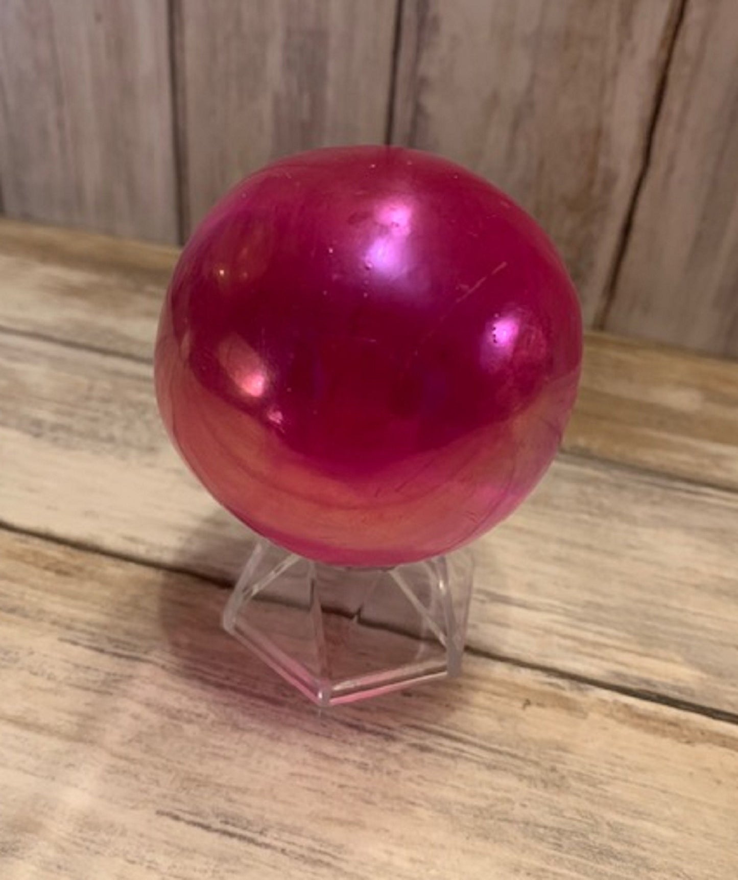 Selenite Sphere White Pink 250g Healing Energy Cryststal Ball Spiritual Gift