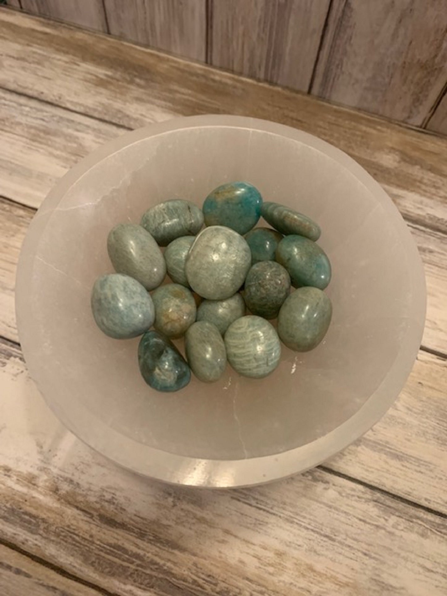 Amazonite Crystal Tumblestone Reiki Energy Healing Chakra