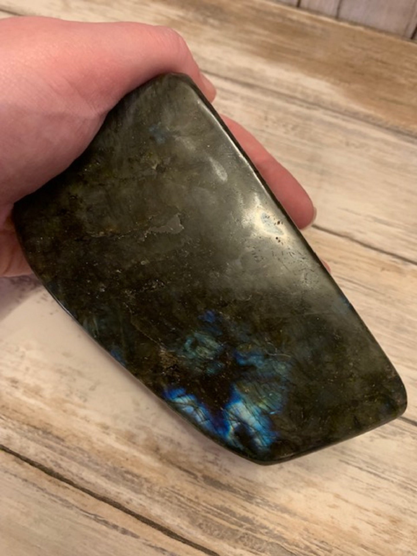 Labradorite Flash Polished Crystal Chunk Healing Stone, Gemstone Gift, Reiki Energy, Natural Healing Crystal, UK Seller