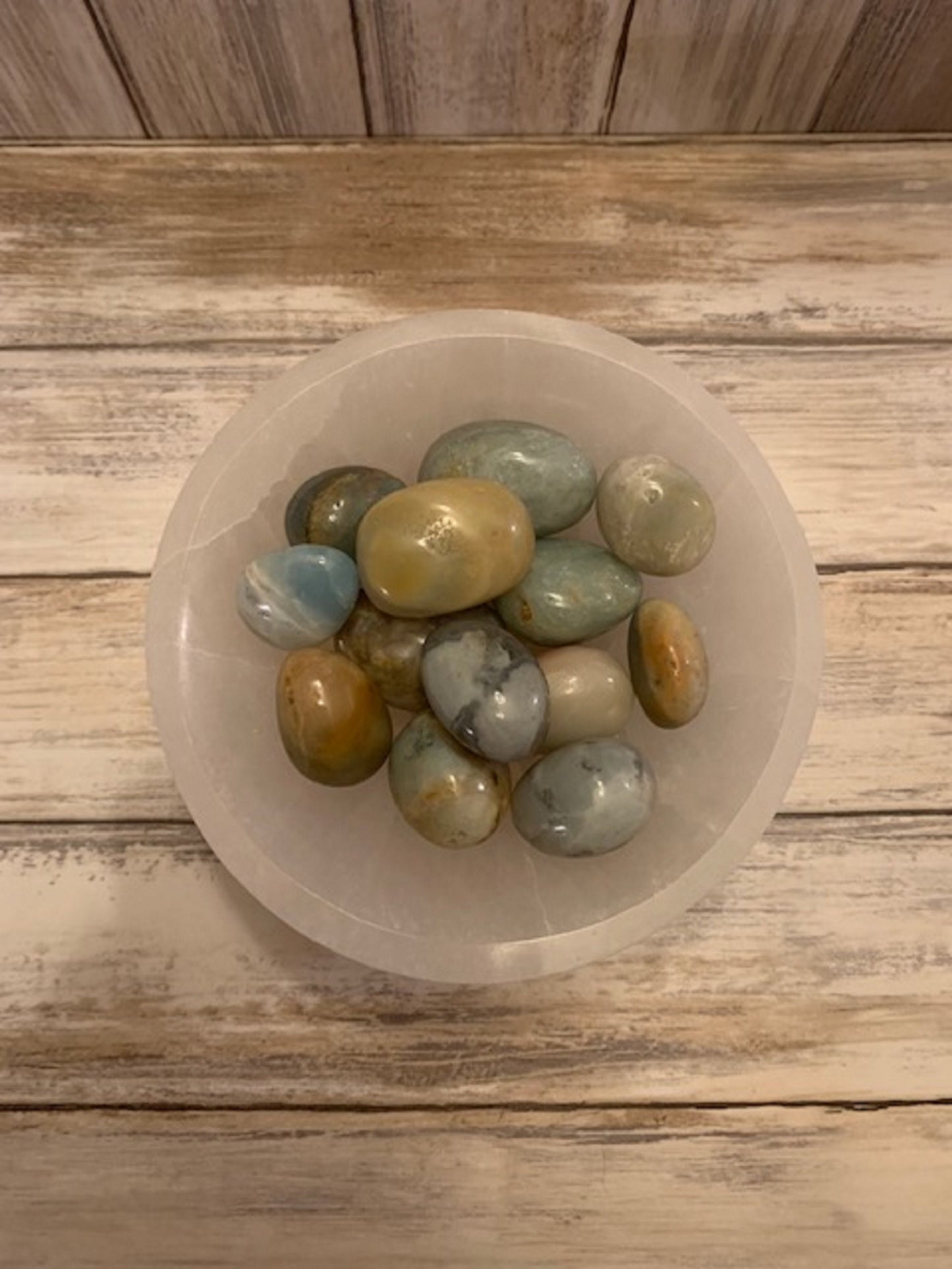 Caribbean Calcite Crystal Tumblestone