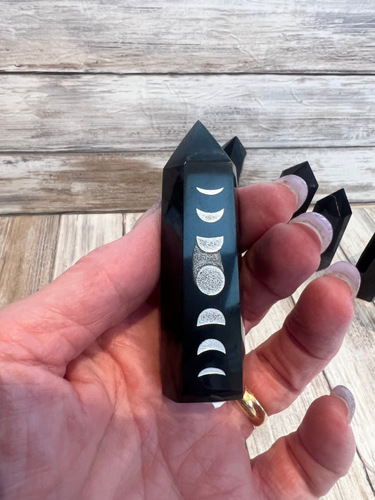 Black Obsidian Towers Crystal of Protection