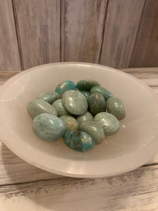 Amazonite Crystal Tumblestone Reiki Energy Healing Chakra