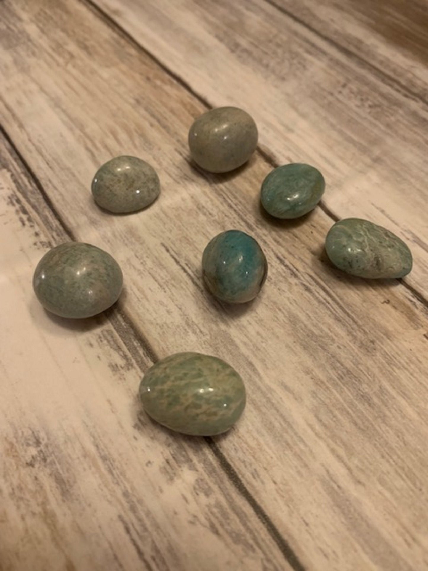 Amazonite Crystal Tumblestone Reiki Energy Healing Chakra