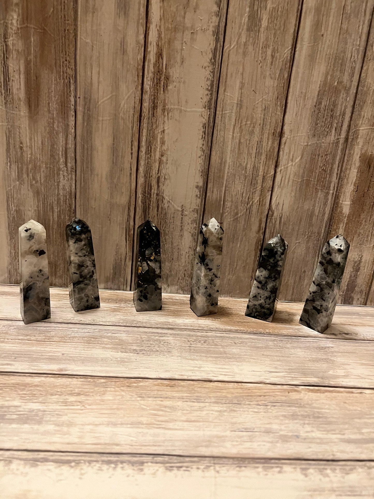 Natural Rainbow Moonstone Towers Points Obelisk Healing Crystal New Beginnings Spiritual Gift Change Balance Femininity Dream Recall