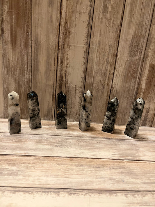 Natural Rainbow Moonstone Towers Points Obelisk Healing Crystal New Beginnings Spiritual Gift Change Balance Femininity Dream Recall