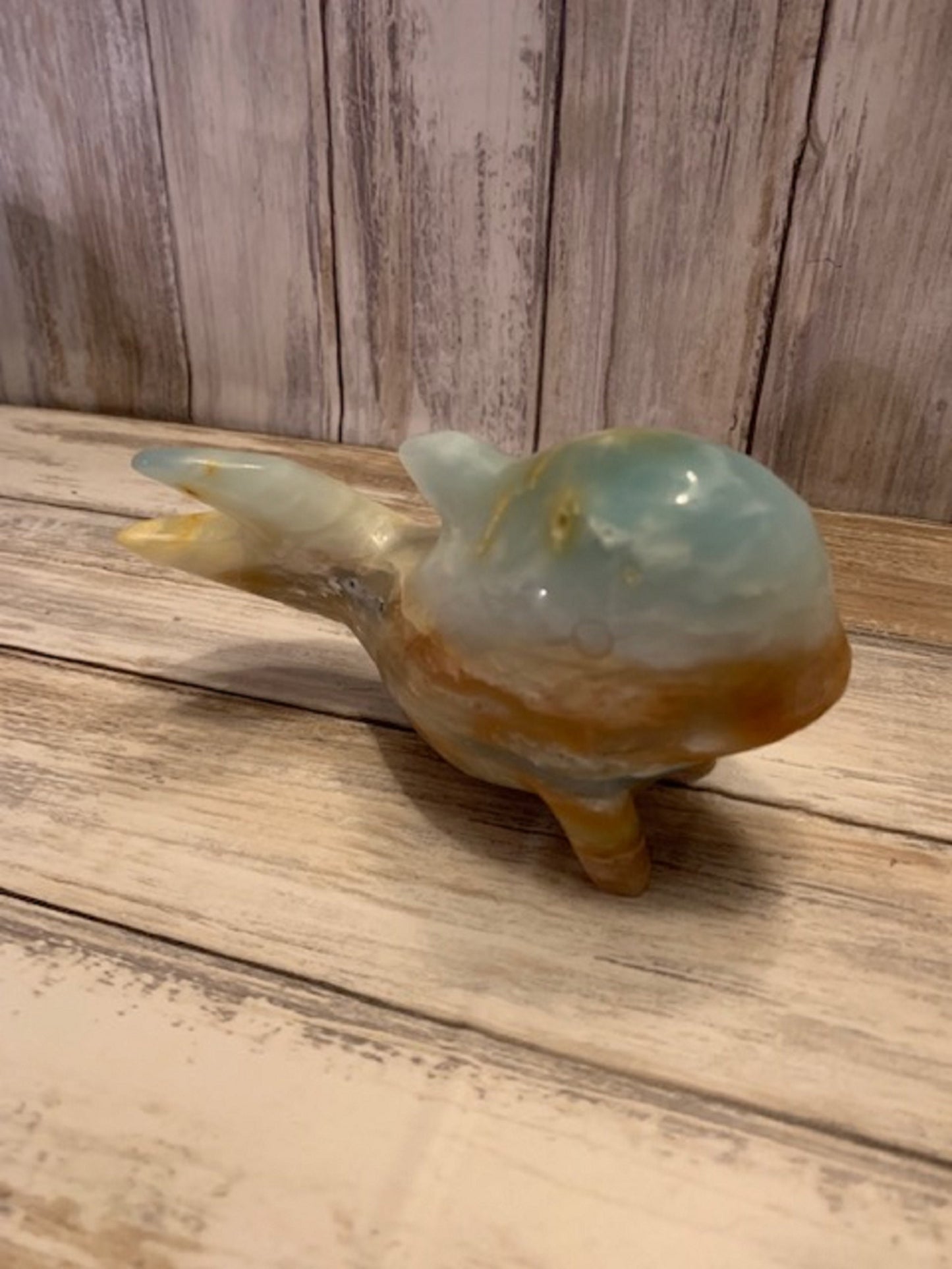 Caribbean Calcite Large Tower Point, Healing Crystal for Reiki, Oblique Spheres, Carved Animal Figurines
