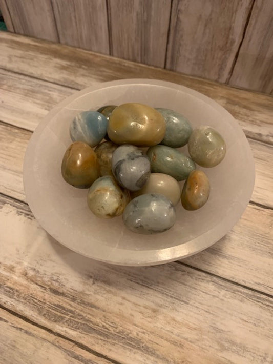 Caribbean Calcite Crystal Tumblestone
