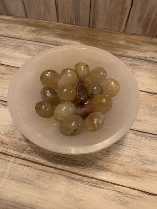 Garden Quartz Crystal Tumblestone