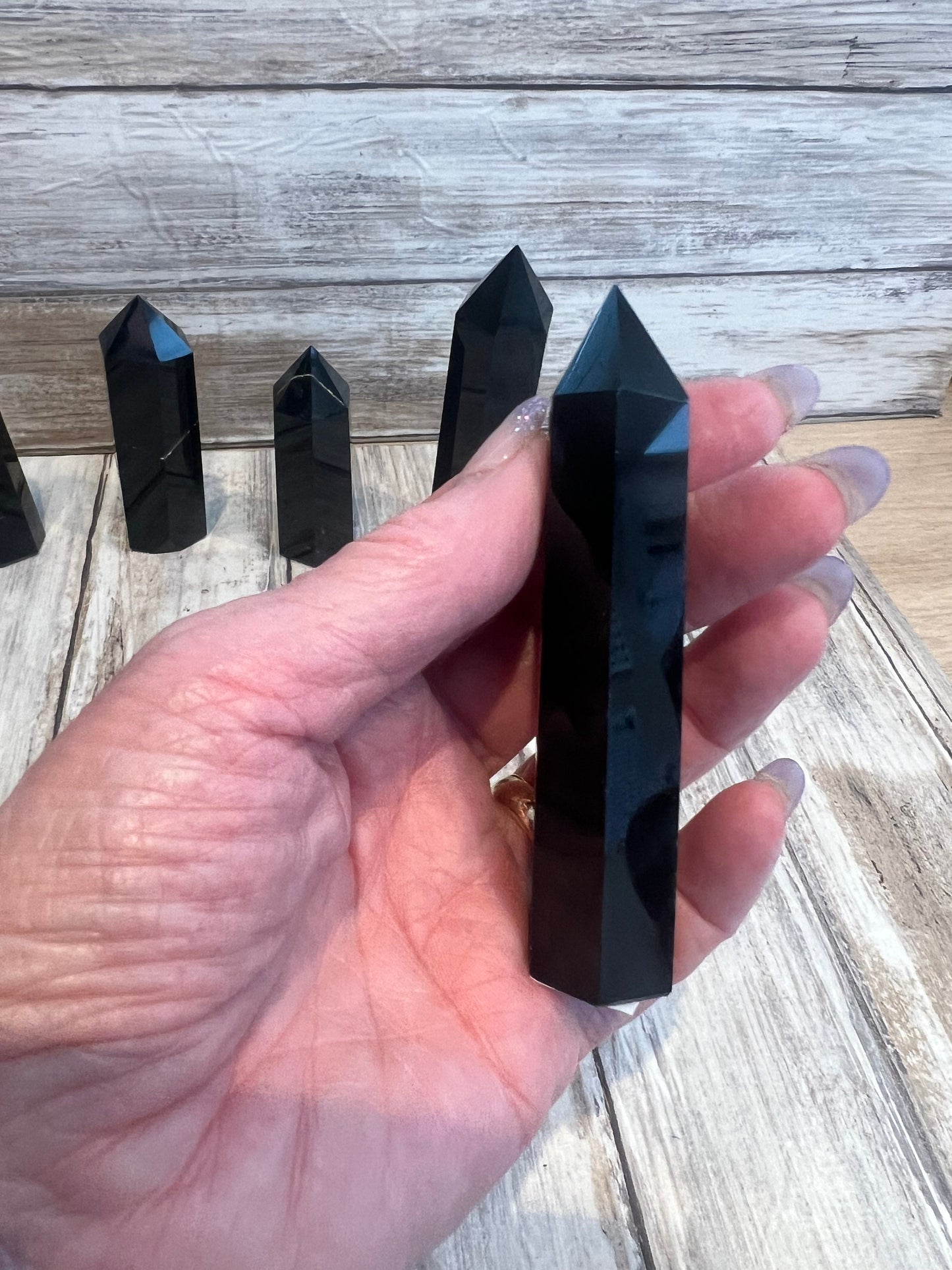 Black Obsidian Towers Crystal of Protection