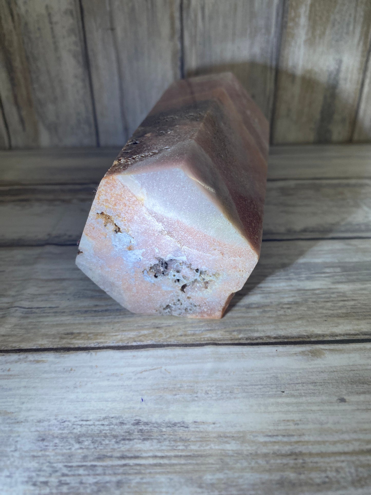 Pink Amethyst Drusy Tower 945g Healing Crystal AAA Quality Rare Gemstone Gift Present Spiritual Energy