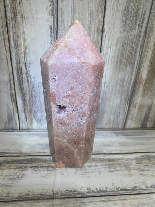 Pink Amethyst Drusy Tower 945g Healing Crystal AAA Quality Rare Gemstone Gift Present Spiritual Energy